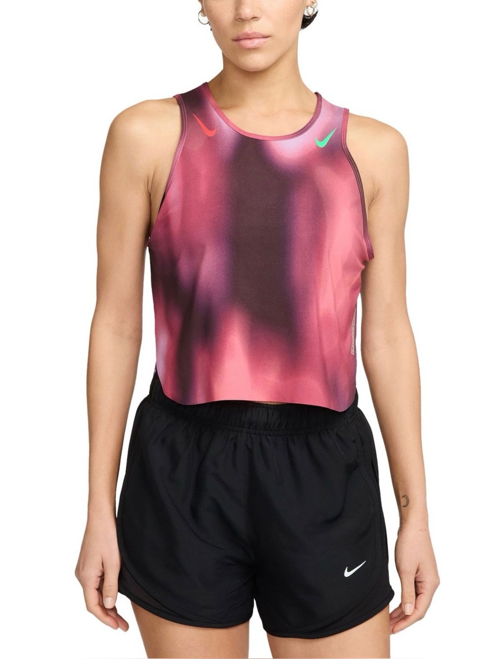 NWT $90 Nike Aeroswift Faith Kipyegon Dri-FIT ADV Cropped Running Tank Top Large